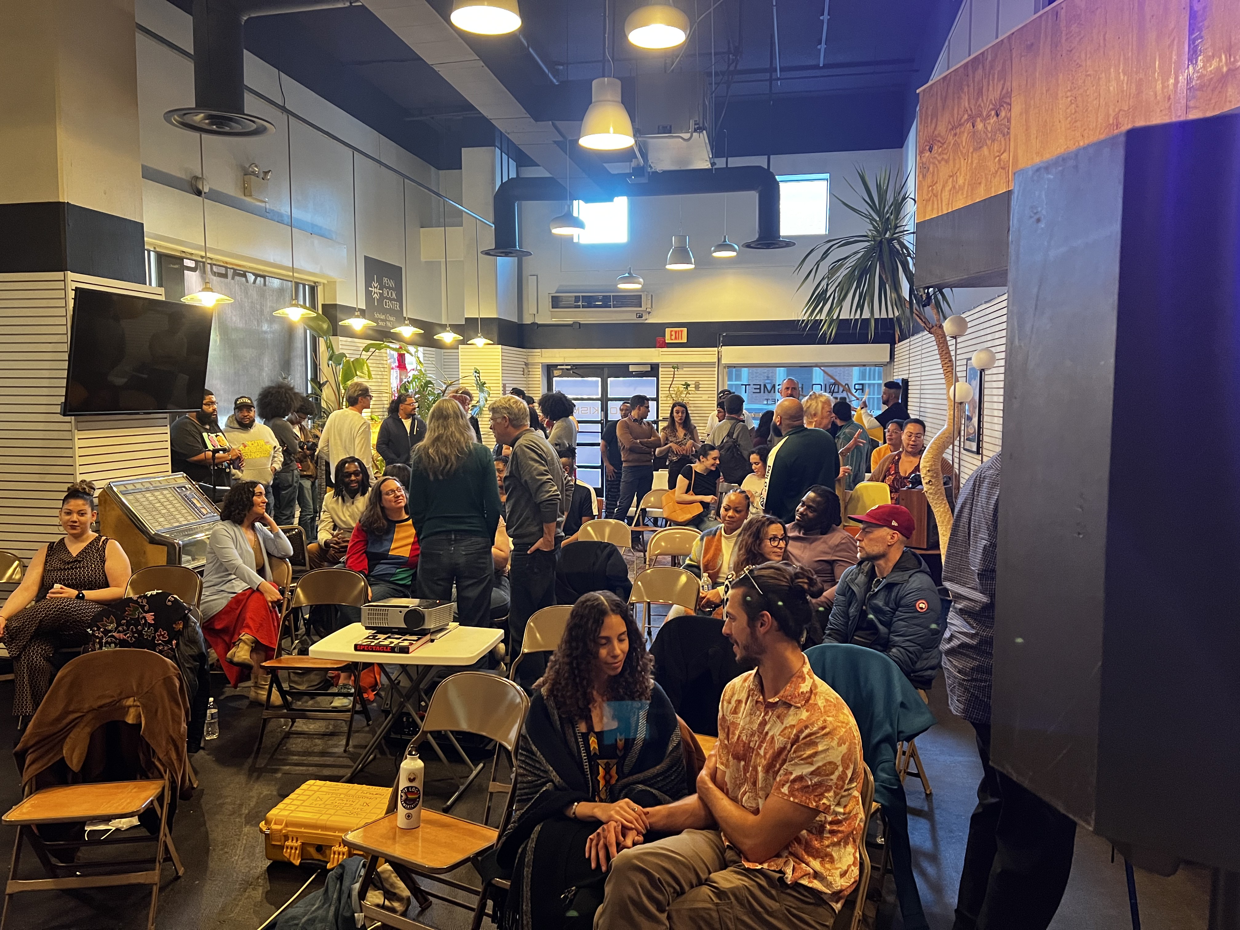 Community gathering in progress